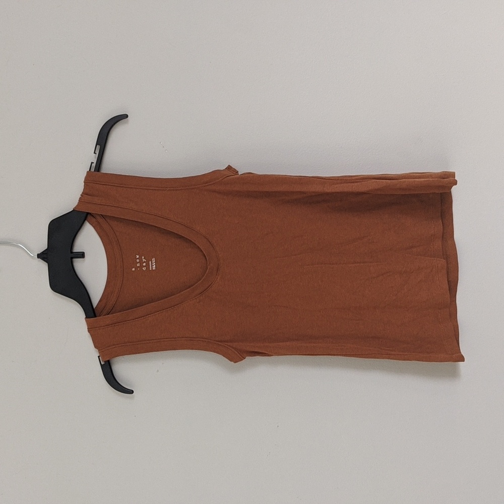 A new day brown tank top size medium